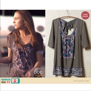 Anthropologie Akemi + Kin Brilliant Bow Top